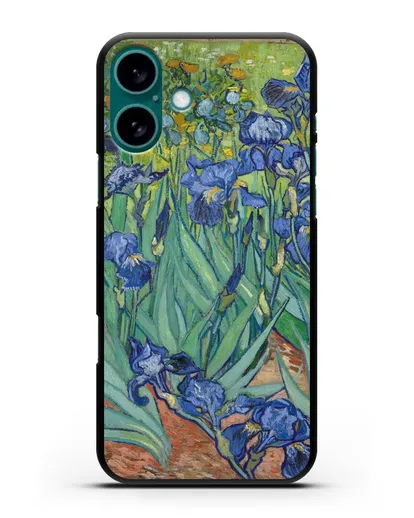 Чехол Ирисы (Ван Гог Винсент) силиконовый для iPhone 16 Plus