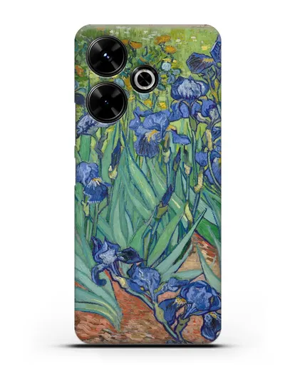 Чехол Ирисы (Ван Гог Винсент) силиконовый для Xiaomi Poco M6