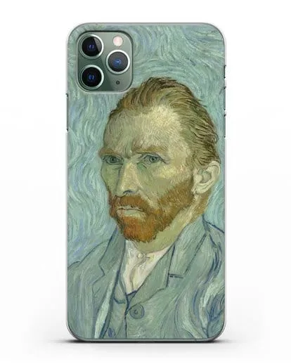 Чехол Автопортрет (Ван Гог Винсент) силиконовый для iPhone 11 Pro Max