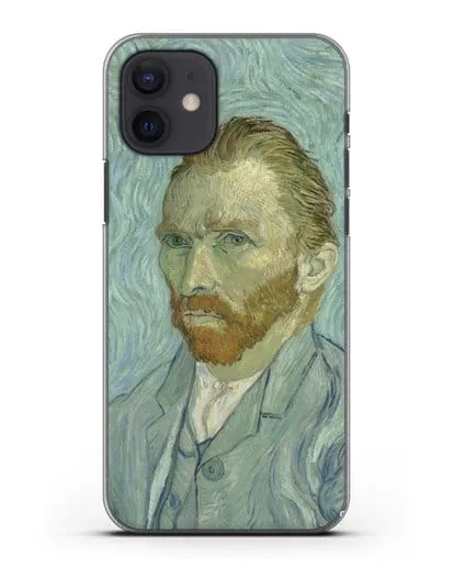 Чехол Автопортрет (Ван Гог Винсент) силиконовый для iPhone 12