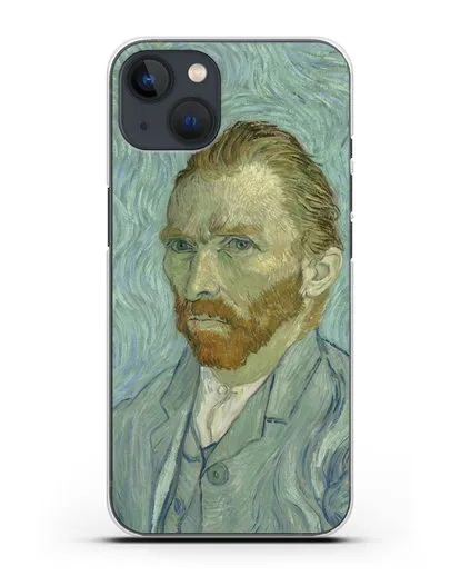 Чехол Автопортрет (Ван Гог Винсент) силиконовый для iPhone 13 Mini