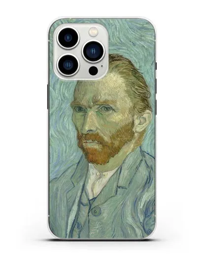 Чехол Автопортрет (Ван Гог Винсент) силиконовый для iPhone 13 Pro