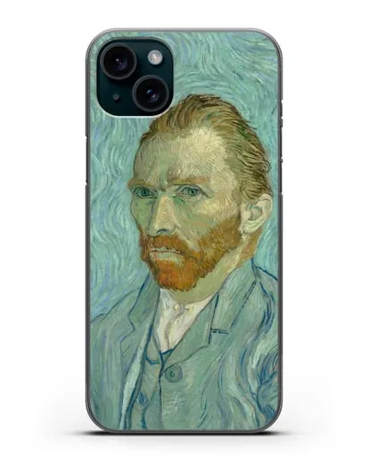 Чехол Автопортрет (Ван Гог Винсент) силиконовый для iPhone 15 Plus