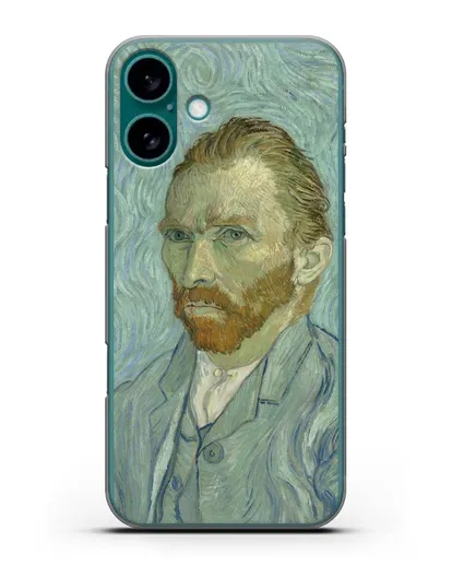 Чехол Автопортрет (Ван Гог Винсент) силиконовый для iPhone 16 Plus