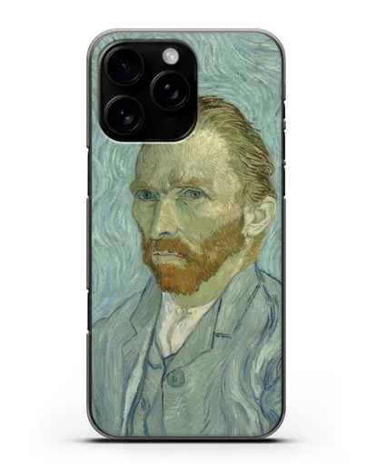Чехол Автопортрет (Ван Гог Винсент) силиконовый для iPhone 16 Pro Max