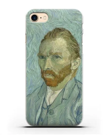 Чехол Автопортрет (Ван Гог Винсент) силиконовый для iPhone 8