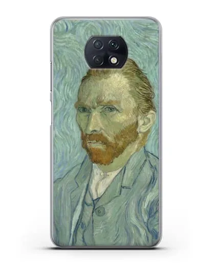 Чехол Автопортрет (Ван Гог Винсент) силиконовый для Xiaomi Redmi Note 9T