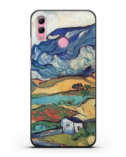 Чехол Альпий, горный пейзаж близ Сен-Реми (Ван Гог Винсент) силиконовый для Honor 10 Lite