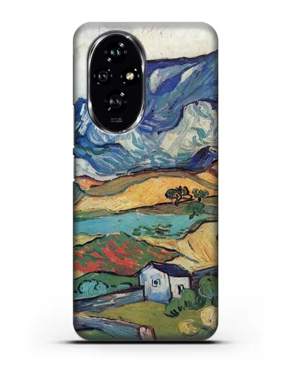 Чехол Альпий, горный пейзаж близ Сен-Реми (Ван Гог Винсент) силиконовый для Honor 200