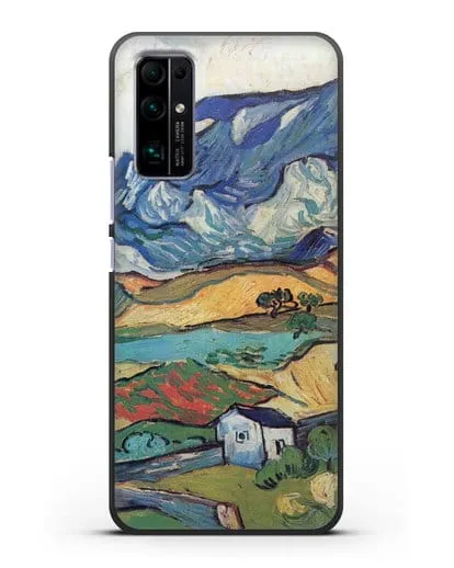 Чехол Альпий, горный пейзаж близ Сен-Реми (Ван Гог Винсент) силиконовый для Honor 30 Premium