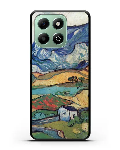Чехол Альпий, горный пейзаж близ Сен-Реми (Ван Гог Винсент) силиконовый для Honor X6b