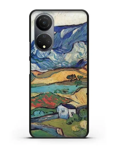 Чехол Альпий, горный пейзаж близ Сен-Реми (Ван Гог Винсент) силиконовый для Honor X7