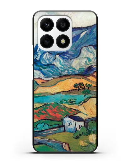 Чехол Альпий, горный пейзаж близ Сен-Реми (Ван Гог Винсент) силиконовый для Honor X8a