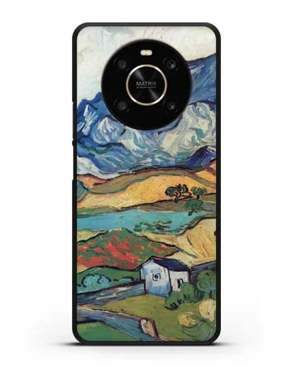 Чехол Альпий, горный пейзаж близ Сен-Реми (Ван Гог Винсент) силиконовый для Honor X9