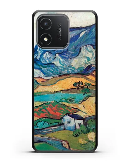 Чехол Альпий, горный пейзаж близ Сен-Реми (Ван Гог Винсент) силиконовый для Honor X5