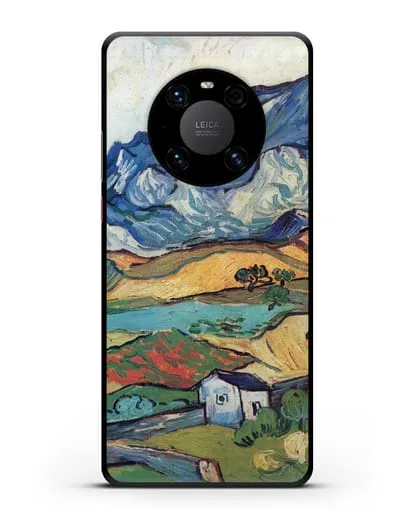 Чехол Альпий, горный пейзаж близ Сен-Реми (Ван Гог Винсент) силиконовый для Huawei Mate 40 Pro