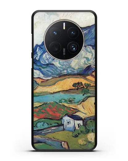 Чехол Альпий, горный пейзаж близ Сен-Реми (Ван Гог Винсент) силиконовый для Huawei Mate 50