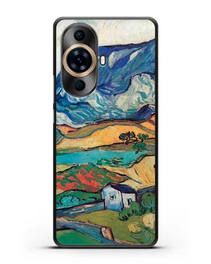 Чехол Альпий, горный пейзаж близ Сен-Реми (Ван Гог Винсент) силиконовый для Huawei Nova 11 Pro