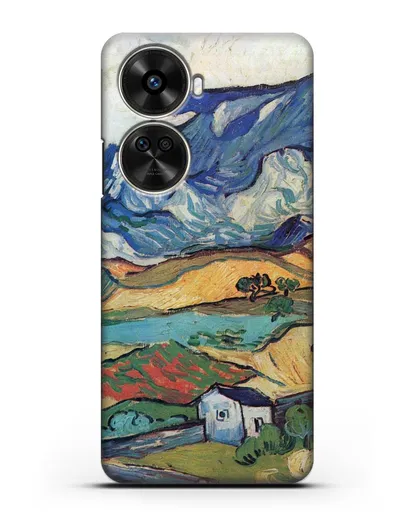 Чехол Альпий, горный пейзаж близ Сен-Реми (Ван Гог Винсент) силиконовый для Huawei Nova 12 SE