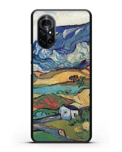 Чехол Альпий, горный пейзаж близ Сен-Реми (Ван Гог Винсент) силиконовый для Huawei Nova 8