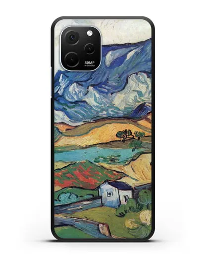 Чехол Альпий, горный пейзаж близ Сен-Реми (Ван Гог Винсент) силиконовый для Huawei Nova Y61