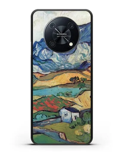 Чехол Альпий, горный пейзаж близ Сен-Реми (Ван Гог Винсент) силиконовый для Huawei Nova Y90