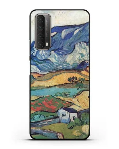 Чехол Альпий, горный пейзаж близ Сен-Реми (Ван Гог Винсент) силиконовый для Huawei P Smart 2021