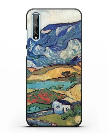 Чехол Альпий, горный пейзаж близ Сен-Реми (Ван Гог Винсент) силиконовый для Huawei Y8P