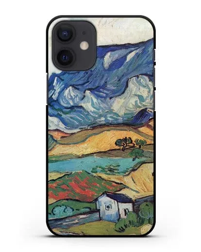 Чехол Альпий, горный пейзаж близ Сен-Реми (Ван Гог Винсент) силиконовый для iPhone 12 mini