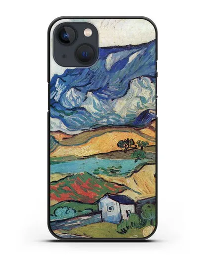 Чехол Альпий, горный пейзаж близ Сен-Реми (Ван Гог Винсент) силиконовый для iPhone 13 Mini