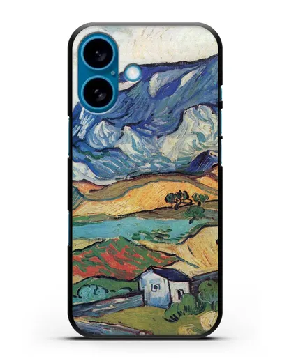 Чехол Альпий, горный пейзаж близ Сен-Реми (Ван Гог Винсент) силиконовый для iPhone 16