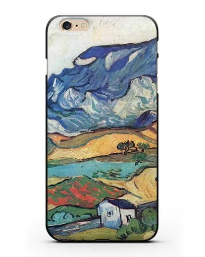 Чехол Альпий, горный пейзаж близ Сен-Реми (Ван Гог Винсент) силиконовый для iPhone 6s Plus