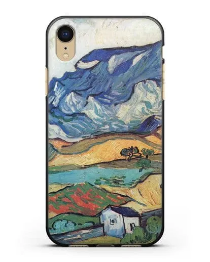 Чехол Альпий, горный пейзаж близ Сен-Реми (Ван Гог Винсент) силиконовый для iPhone XR