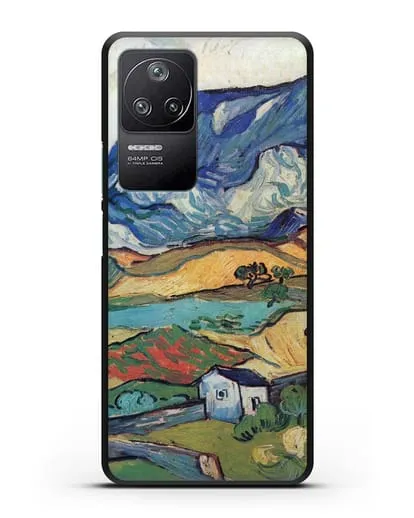 Чехол Альпий, горный пейзаж близ Сен-Реми (Ван Гог Винсент) силиконовый для Xiaomi Poco F4