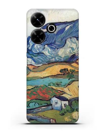 Чехол Альпий, горный пейзаж близ Сен-Реми (Ван Гог Винсент) силиконовый для Xiaomi Poco M6
