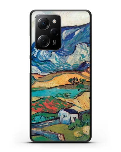 Чехол Альпий, горный пейзаж близ Сен-Реми (Ван Гог Винсент) силиконовый для Xiaomi Poco X5 Pro