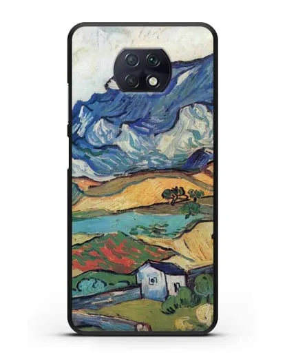 Чехол Альпий, горный пейзаж близ Сен-Реми (Ван Гог Винсент) силиконовый для Xiaomi Redmi Note 9T