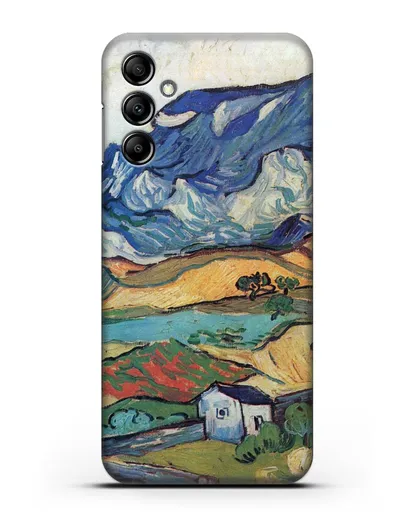Чехол Альпий, горный пейзаж близ Сен-Реми (Ван Гог Винсент) силиконовый для Samsung Galaxy A14 [SM-A145]