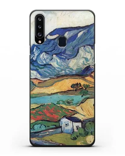 Чехол Альпий, горный пейзаж близ Сен-Реми (Ван Гог Винсент) силиконовый для Samsung Galaxy A20s [SM-A207FN]