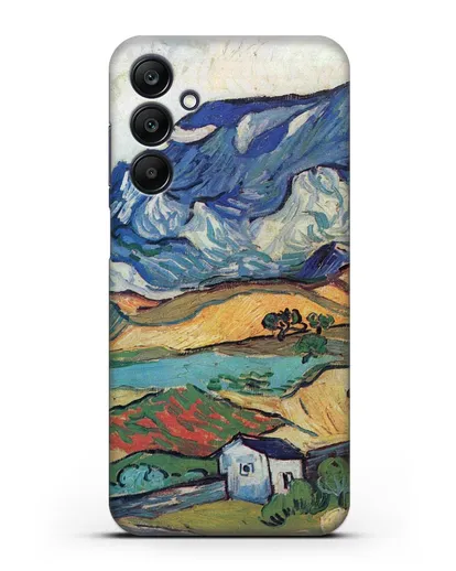 Чехол Альпий, горный пейзаж близ Сен-Реми (Ван Гог Винсент) силиконовый для Samsung Galaxy A25 [SM-A256]
