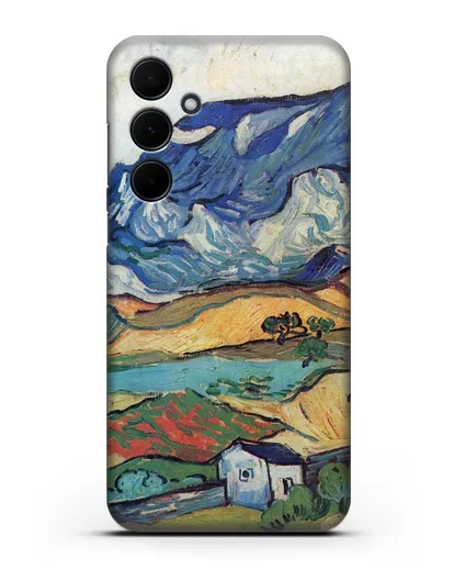 Чехол Альпий, горный пейзаж близ Сен-Реми (Ван Гог Винсент) силиконовый для Samsung Galaxy A35 [SM-A356]