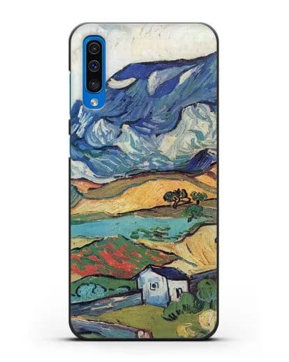Чехол Альпий, горный пейзаж близ Сен-Реми (Ван Гог Винсент) силиконовый для Samsung Galaxy A50