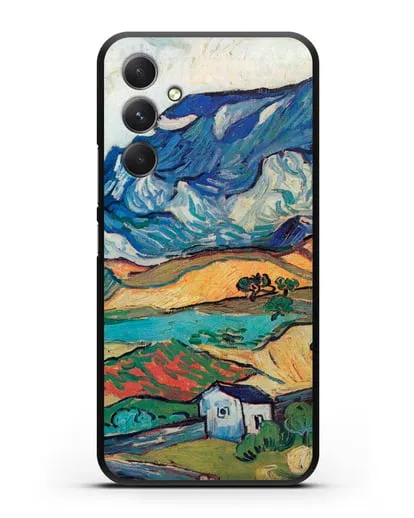 Чехол Альпий, горный пейзаж близ Сен-Реми (Ван Гог Винсент) силиконовый для Samsung Galaxy A54 [SM-A536]