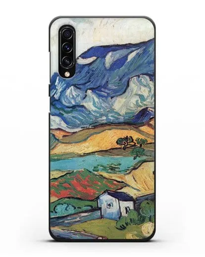 Чехол Альпий, горный пейзаж близ Сен-Реми (Ван Гог Винсент) силиконовый для Samsung Galaxy A70s [SM-A707F]