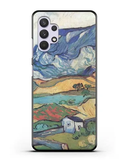 Чехол Альпий, горный пейзаж близ Сен-Реми (Ван Гог Винсент) силиконовый для Samsung Galaxy A32 4G [SM-A325F]