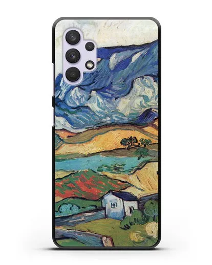 Чехол Альпий, горный пейзаж близ Сен-Реми (Ван Гог Винсент) силиконовый для Samsung Galaxy A32 5G [SM-A326B]