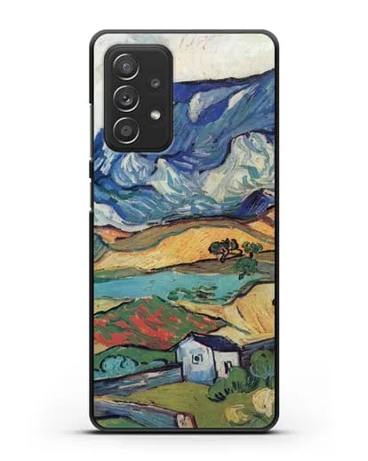 Чехол Альпий, горный пейзаж близ Сен-Реми (Ван Гог Винсент) силиконовый для Samsung Galaxy A52s [SM-A528B]