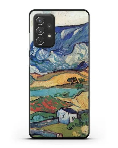 Чехол Альпий, горный пейзаж близ Сен-Реми (Ван Гог Винсент) силиконовый для Samsung Galaxy A72 [SM-A725F]