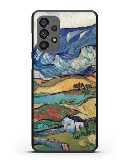 Чехол Альпий, горный пейзаж близ Сен-Реми (Ван Гог Винсент) силиконовый для Samsung Galaxy A73 5G [SM-A736B]
