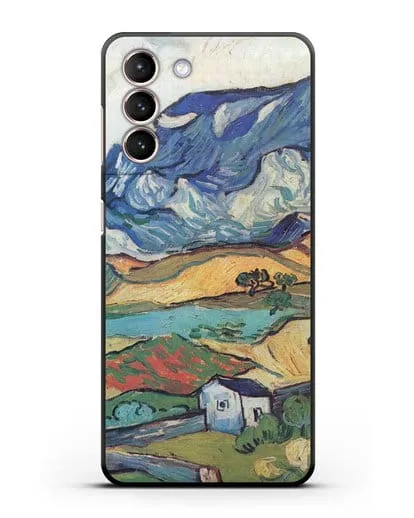 Чехол Альпий, горный пейзаж близ Сен-Реми (Ван Гог Винсент) силиконовый для Samsung Galaxy S21 [SM-G991B]